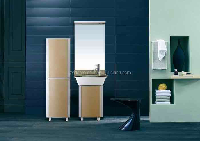 Comforatble custom Glass Bathroom Cabinet (VM600B+DM43148AL)